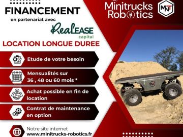 🚀 Nouveauté chez Minitrucks-Robotics🚀

Nous sommes ravis d’annoncer notre nouveau partenariat avec Realease capital pour offrir des solutions de location...